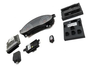 Thumbnail 17: 2012 AUDI A6 A7 (C7) 3.0L CGXB SUPERCHARGED ENGINE IMMOBILIZER MODULE KEY SET
