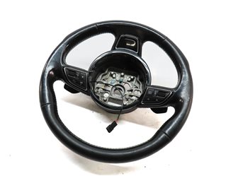 12-18 A6 A7 S6 S7 RS7 3 SPOKE TIPTRONIC STEERING WHEEL w/PADDLE SHIFTERS (BLACK)
