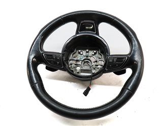 Thumbnail 2: 12-18 A6 A7 S6 S7 RS7 3 SPOKE TIPTRONIC STEERING WHEEL w/PADDLE SHIFTERS (BLACK)