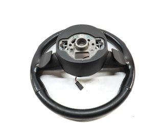 Thumbnail 5: 12-18 A6 A7 S6 S7 RS7 3 SPOKE TIPTRONIC STEERING WHEEL w/PADDLE SHIFTERS (BLACK)