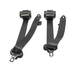 Thumbnail 2: 10 ROVER LR4 (L319) REAR 3RD ROW LEFT & RIGHT SEATBELT RETRACTOR SET/2 (Black)