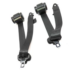 Thumbnail 3: 10 ROVER LR4 (L319) REAR 3RD ROW LEFT & RIGHT SEATBELT RETRACTOR SET/2 (Black)