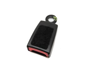 2010 LAND ROVER LR4 (L319) REAR 2ND ROW CENTER SEATBELT BUCKLE RECEIVER (BLACK)