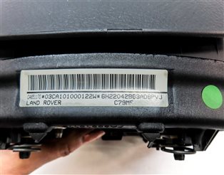 Thumbnail 6: 05-11 LR3 LR4 RANGE ROVER SPORT (L320) 4.4L DRIVER STEERING WHEEL AIRBAG AIR BAG