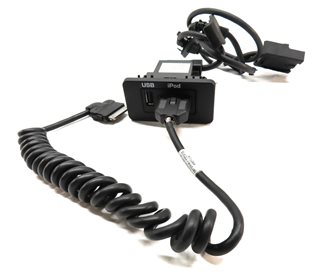 Thumbnail 4: 2010 LAND ROVER LR4 (L319) USB AUX IN PORT JACK CONTROL PANEL w/ CABLES
