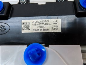 Thumbnail 6: 10 LAND ROVER LR4 L319 REAR OVERHEAD DOME LIGHT w/ HEAT AIR AC SWITCHES (Beige)