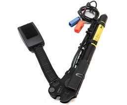 Thumbnail 4: 08-16 LR3 LR4 RANGE ROVER SPORT L320 LEFT FRONT DRIVER SEATBELT BUCKLE RECEIVER