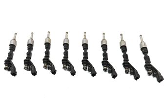 Thumbnail 4: 2010-2017 RANGE ROVER SPORT (L320 L322) JAGUAR XF XJ XK 5.0L FUEL INJECTOR SET 8