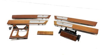 10 ROVER LR4 L319 INTERIOR DASH CONSOLE FRONT/REAR DOOR TRIM SET(Walnut Wood)