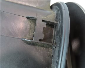 Thumbnail 8: 05-16 LR3 LR4 RANGE ROVER SPORT L320 FUEL TANK DOOR w/ HOUSING ASSEMBLY (Grey)