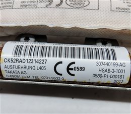 Thumbnail 5: 13-17 RANGE ROVER (L405) SWB - RIGHT PASSENGER ROOF SIDE CURTAIN AIRBAG AIR BAG