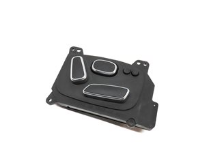 Thumbnail 1: 13 RANGE ROVER L405 RIGHT PASSENGER SEAT POSITION ADJUST SWITCH (Black & Silver)