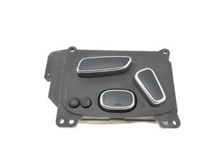 Thumbnail 4: 13 RANGE ROVER L405 RIGHT PASSENGER SEAT POSITION ADJUST SWITCH (Black & Silver)