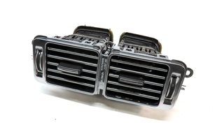 Thumbnail 1: 13 LAND RANGE ROVER (L405) REAR CENTER CONSOLE HEAT AIR AC VENT (Black & Silver)