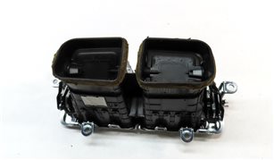 Thumbnail 4: 13 LAND RANGE ROVER (L405) REAR CENTER CONSOLE HEAT AIR AC VENT (Black & Silver)