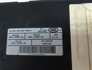Thumbnail 4: 2013 LAND RANGE ROVER (L405) FRONT RIGHT PASSENGER SEAT CONTROL MODULE