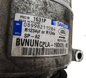 Thumbnail 7: 10-19 JAGUAR XE XF XJ LR4 RANGE ROVER SPORT (L320 L322 L405 L494) A/C COMPRESSOR
