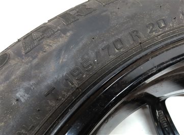 Thumbnail 5: 2013-2021 DISCOVERY RANGE ROVER SPORT (L405 L462 L494) 20x6 SPARE TIRE WHEEL RIM