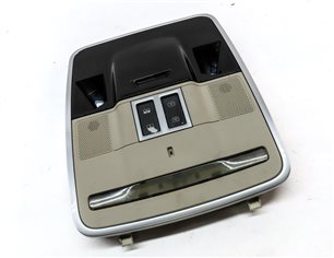 Thumbnail 3: 13 RANGE ROVER (L405) FRONT OVERHEAD DOME LIGHT LAMP w/ SWITCHES (Beige & Black)