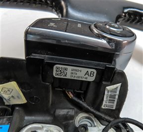 Thumbnail 11: 13-22 RANGE ROVER DISCOVERY HEATED STEERING WHEEL w/SWITCHES PADDLES (BLACK)