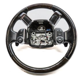 Thumbnail 4: 13-22 RANGE ROVER DISCOVERY HEATED STEERING WHEEL w/SWITCHES PADDLES (BLACK)