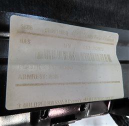 Thumbnail 10: 13 RANGE ROVER (L405) REAR CENTER SEAT BACK CONSOLE ARMREST CUPHOLDER(Espresso)