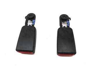 Thumbnail 4: 11 MERCEDES GL450 (X164) REAR 3RD ROW LEFT & RIGHT SEATBELT BUCKLE RECEIVER SET