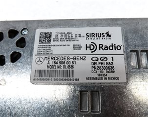 Thumbnail 4: 2011 MERCEDES GL450 (X164) SIRIUS SATELLITE RADIO STEREO CONTROL MODULE RECEIVER