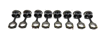 Thumbnail 4: 06-12 MB C E GL ML CLK R CLASS 4.6L M273 ENGINE PISTON & CONNECTING ROD SET/8