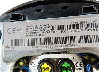 Thumbnail 7: 2012 MERCEDES GL350 (X164) STEERING WHEEL AIRBAG AIR BAG w/PHONE MEDIA BUTTONS