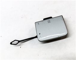 Thumbnail 3: 2011 MERCEDES GL450 (X164) REAR BUMPER TOW HOOK COVER TRIM w/DONGLE (Silver)