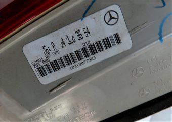 Thumbnail 7: 2010-2012 MB GL350 GL450 GL550 (X164) RIGHT PASSENGER TAILLIGHT BRAKE LIGHT LAMP