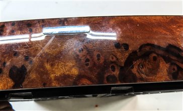Thumbnail 8: 11 MERCEDES GL450 X164 FRONT CENTER CONSOLE COIN TRAY COMPARTMENT (Walnut Wood)