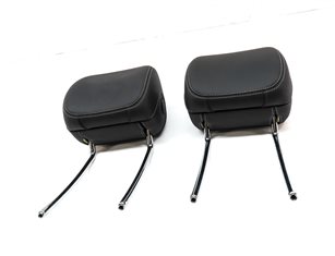 Thumbnail 2: 19 MERCEDES GLC300 X253 FRONT LEFT DRIVER & RIGHT PASSENGER HEADREST SET (Black)