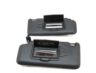 Thumbnail 4: 2016-2021 MERCEDES C300 GLC300 GLC43 (W205 X253) FRONT SUNVISOR SET-2 (BLACK)