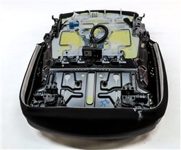 Thumbnail 5: 19 MERCEDES GLC300 X253 FRONT RIGHT PASSENGER LOWER HEAT MEM SEAT CUSHION(Black)