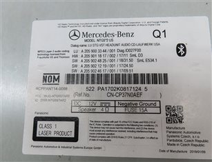 Thumbnail 4: 2018-2019 MERCEDES C GLC CLASS RADIO STEREO AUDIO CD MEDIA RECEIVER HEAD UNIT