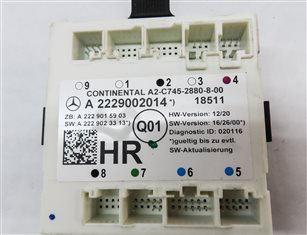 Thumbnail 4: 2018-2019 MERCEDES GLC CLASS X253 REAR RIGHT DOOR CONTROL MODULE