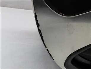 Thumbnail 6: 16-23 GLC300 GLC350e X253 19X8 INCH 5 SPOKE WHEEL RIM MACHINED w/ BLACK POCKETS
