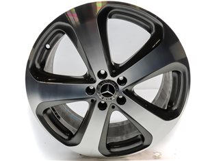 Thumbnail 2: 16-23 GLC300 GLC350e X253 19X8 INCH 5 SPOKE WHEEL RIM MACHINED w/ BLACK POCKETS
