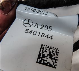 Thumbnail 8: 19 MERCEDES GLC300 (X253) FRONT RIGHT PASSENGER UPPER HEAT MEM SEAT BACK (Black)