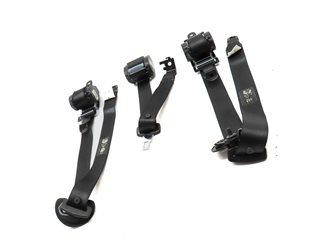 Thumbnail 3: 11 BMW X5 E70 REAR 2ND ROW LEFT/CENTER/RIGHT SEATBELT RETRACTOR SET/3 (BLACK)