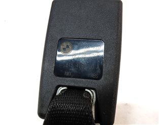 Thumbnail 6: 11 BMW X5 E70 REAR 2ND ROW LEFT/CENTER/RIGHT SEATBELT BUCKLE RECEIVER SET BLACK