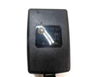 Thumbnail 7: 11 BMW X5 E70 REAR 2ND ROW LEFT/CENTER/RIGHT SEATBELT BUCKLE RECEIVER SET BLACK