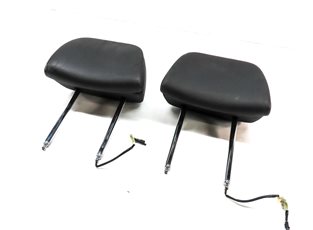 Thumbnail 1: 2010-2014 BMW X5 X6 (E70 E71 E72) FRONT LEFT & RIGHT SEAT HEADREST SET-2 (Black)