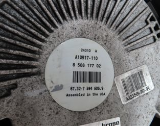Thumbnail 7: 2009-2014 BMW X5 X6 (E70 E71) 3.0L N55 TURBO / 3.0L DIESEL COOLING FAN 850 WATT