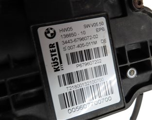Thumbnail 7: 2011 BMW X5 (E70) ELECTRONIC EMERGENCY PARK PARKING BRAKE ACTUATOR w/CABLES