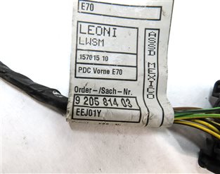 Thumbnail 4: 2011 BMW X5 (E70) FRONT PARK DISTANCE CONTROL PDC SENSOR SET/4 w/HARNESS (Blue)