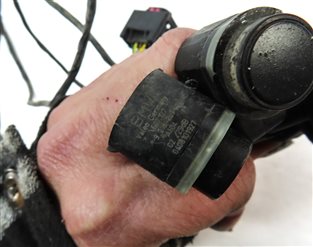 Thumbnail 5: 2011 BMW X5 (E70) FRONT PARK DISTANCE CONTROL PDC SENSOR SET/4 w/HARNESS (Blue)