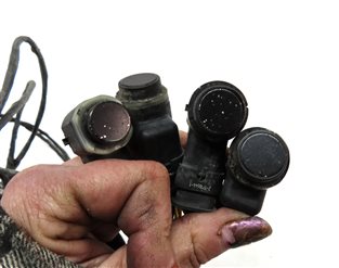 Thumbnail 6: 2011 BMW X5 (E70) FRONT PARK DISTANCE CONTROL PDC SENSOR SET/4 w/HARNESS (Blue)